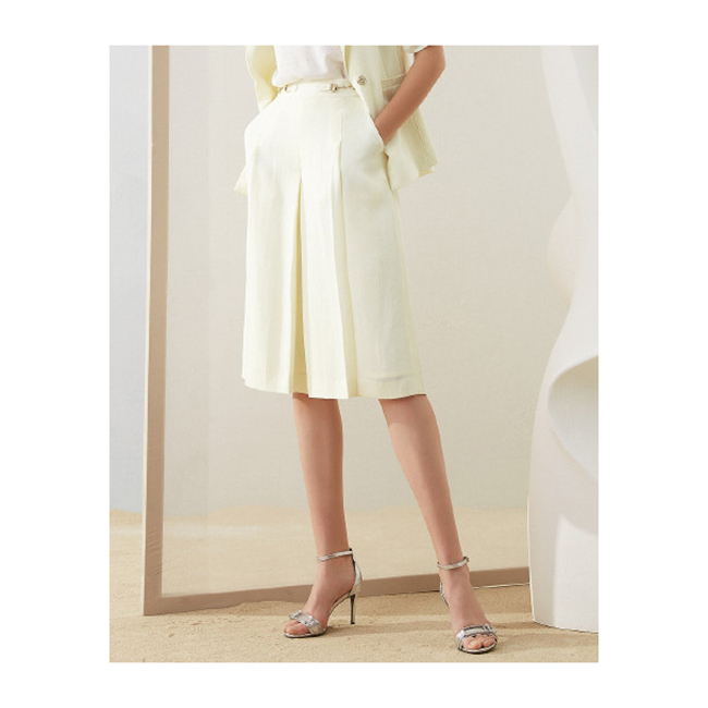 FALEMIG-歌系中裤休闲裤西裤EWF201K02700