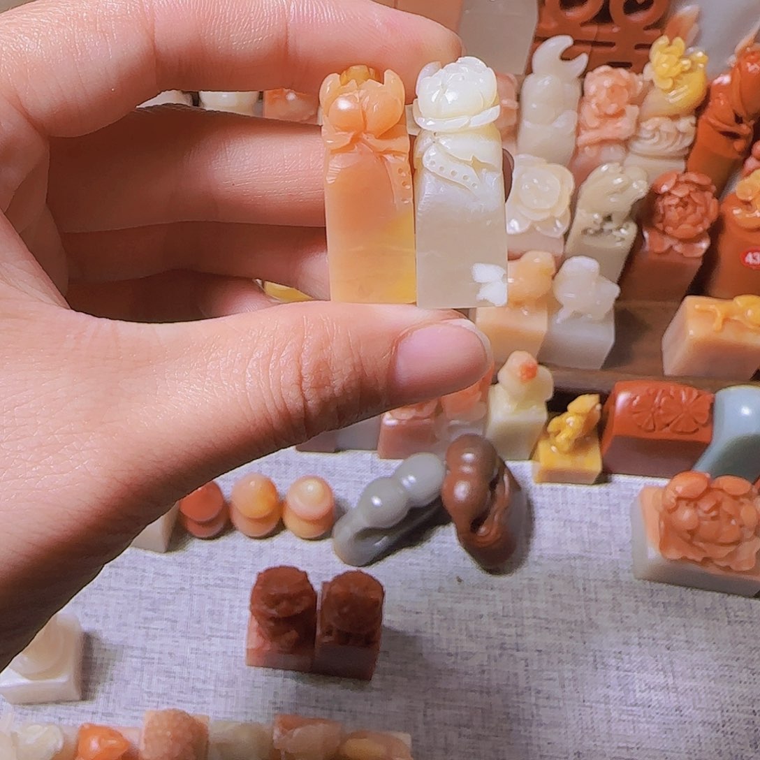 A***i印石寿山石篆刻作品