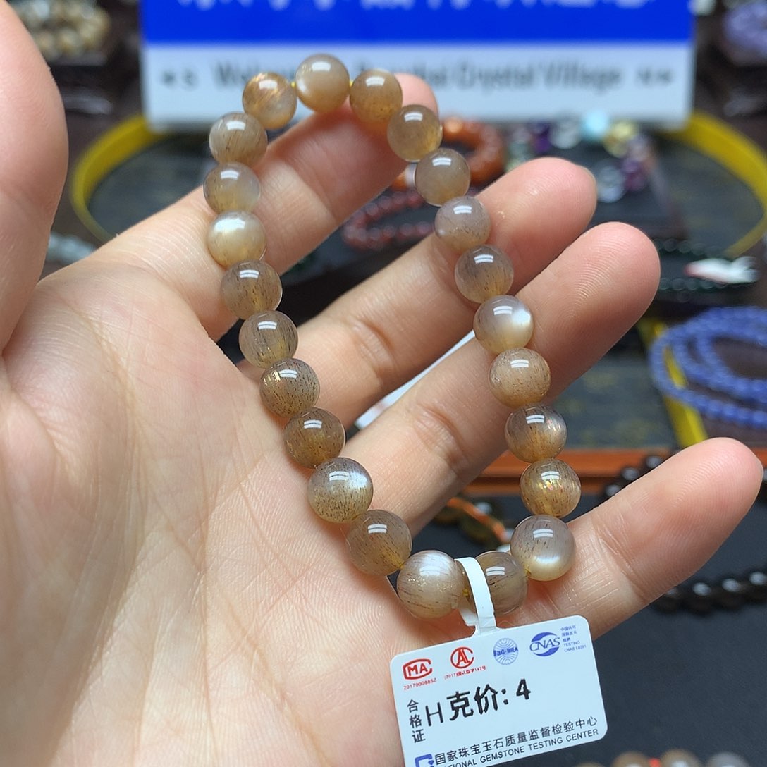 水晶手链未镶嵌肥****常手链