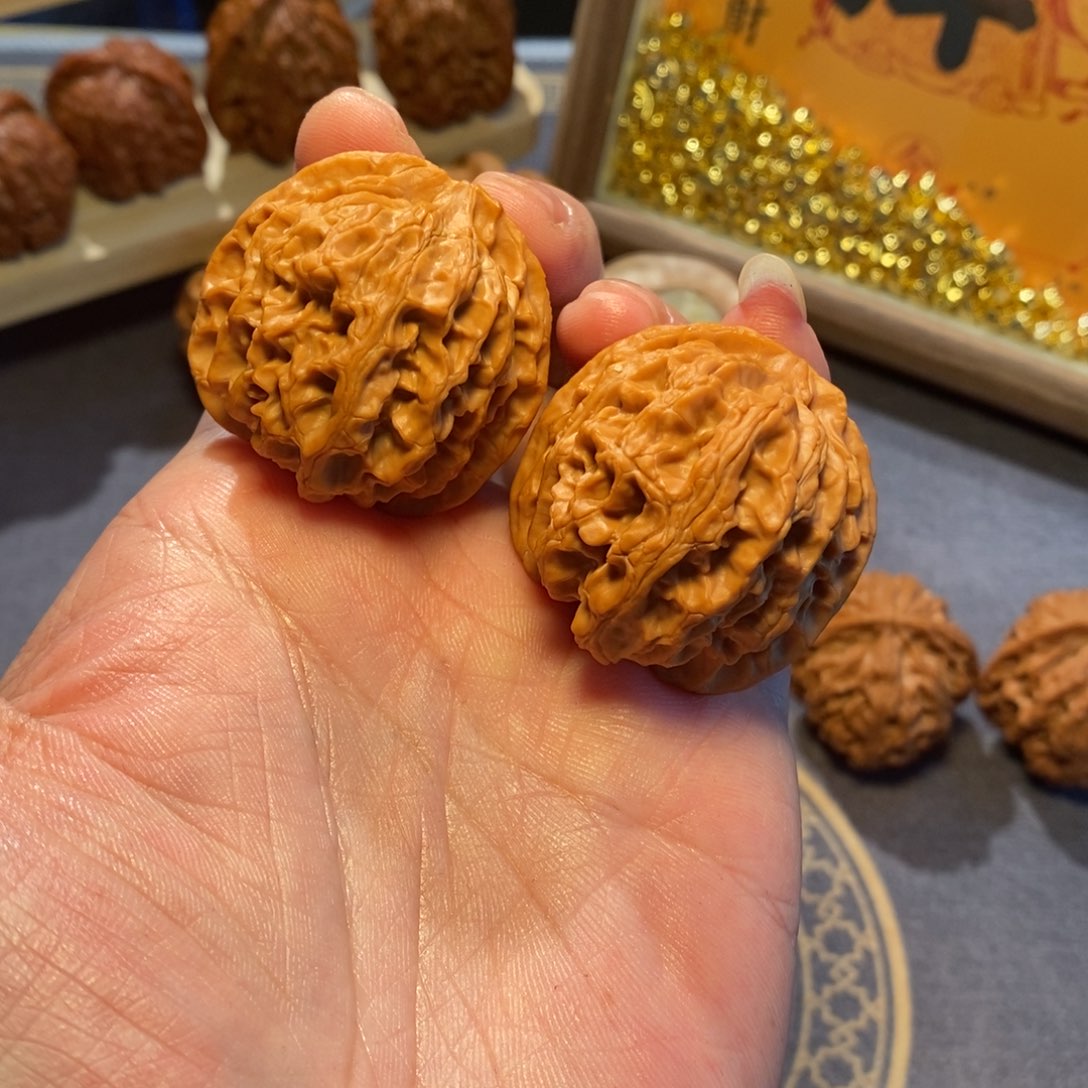 文玩核桃把件无修苹果园