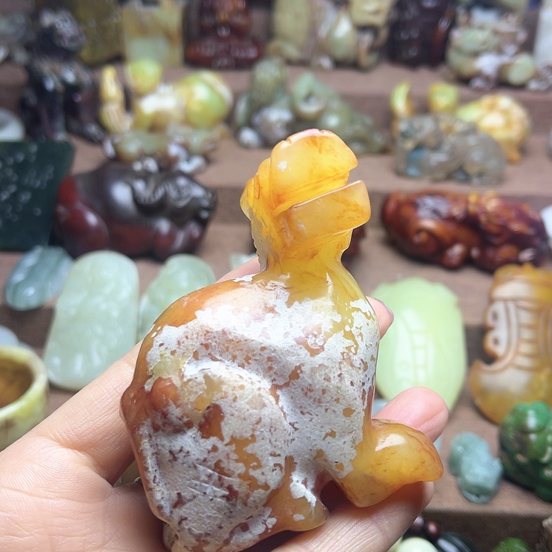 白玉菩提吊坠吉*。。。