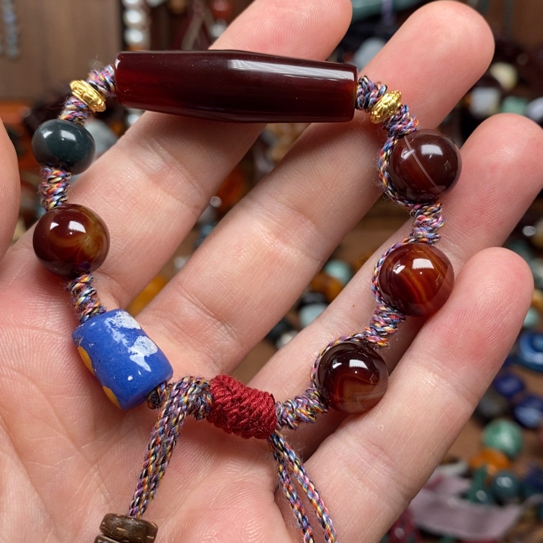 玛瑙/玉髓手链未镶嵌