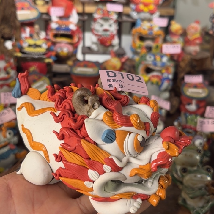 泥塑纯手工茶宠摆件