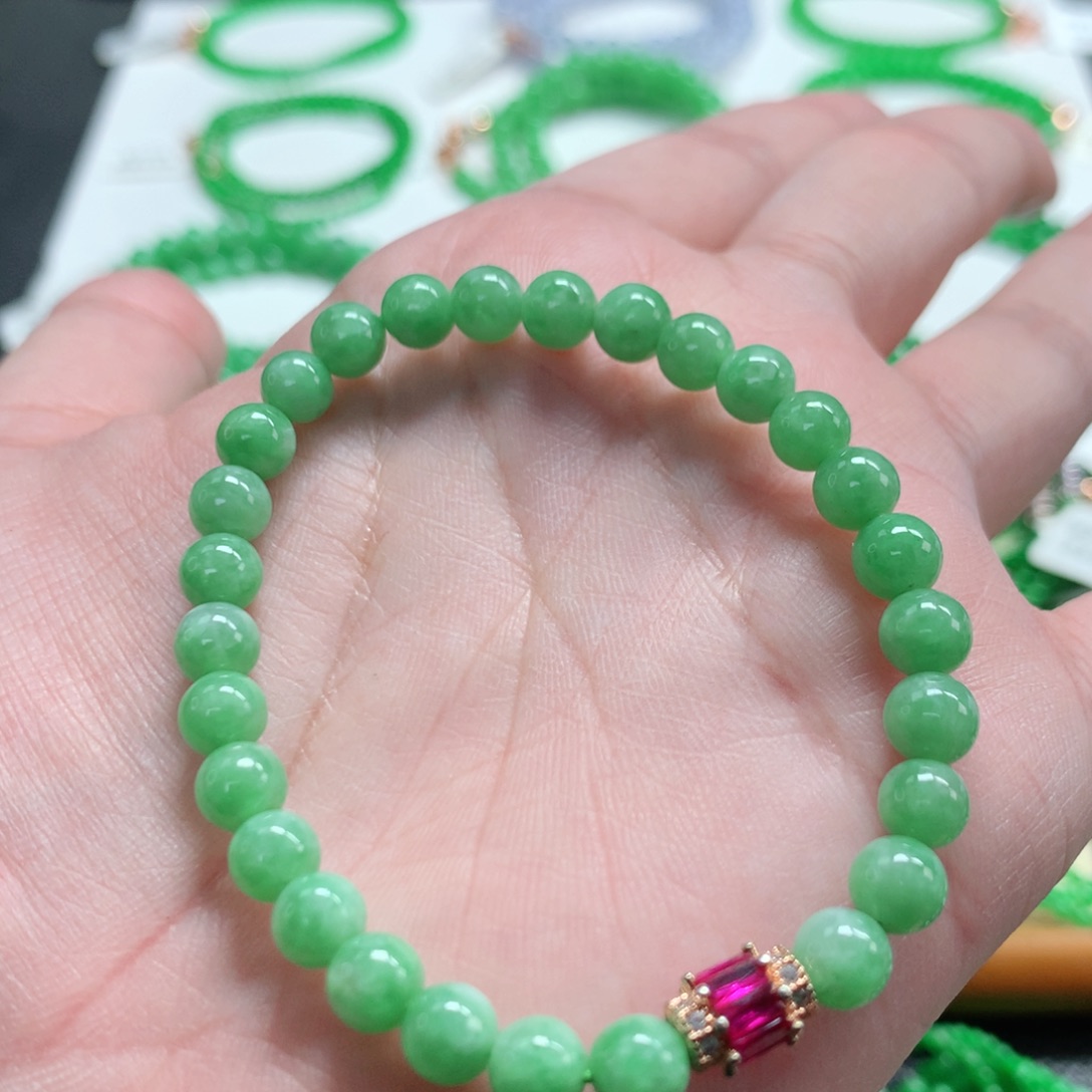 翡翠未镶嵌手链翡翠