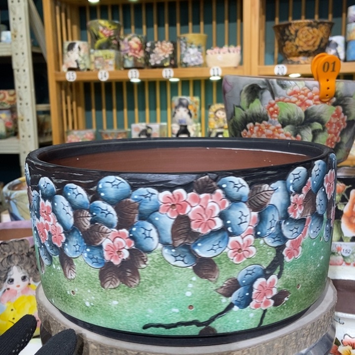 红陶景德镇艺术手绘作品