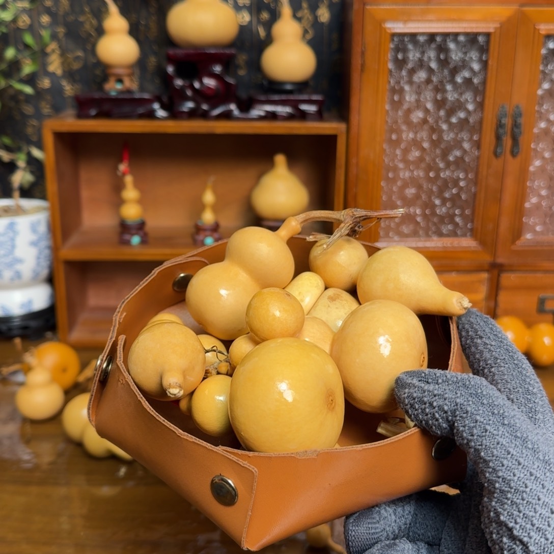 木精品小葫芦摆件手把件