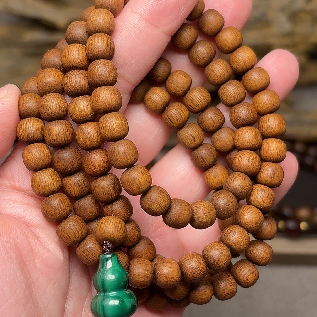 手串沉香越南芽庄黄油白棋楠08×108➕配饰