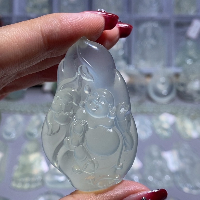 【闪购商品】岫玉颈饰未镶嵌@*@肚佛