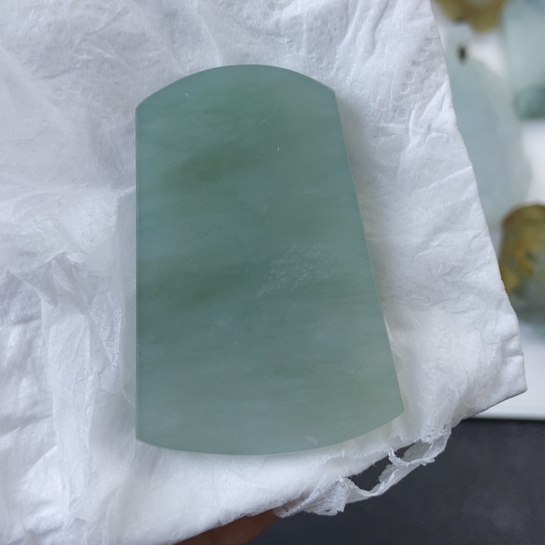 定制翡翠未镶嵌D****n无事牌