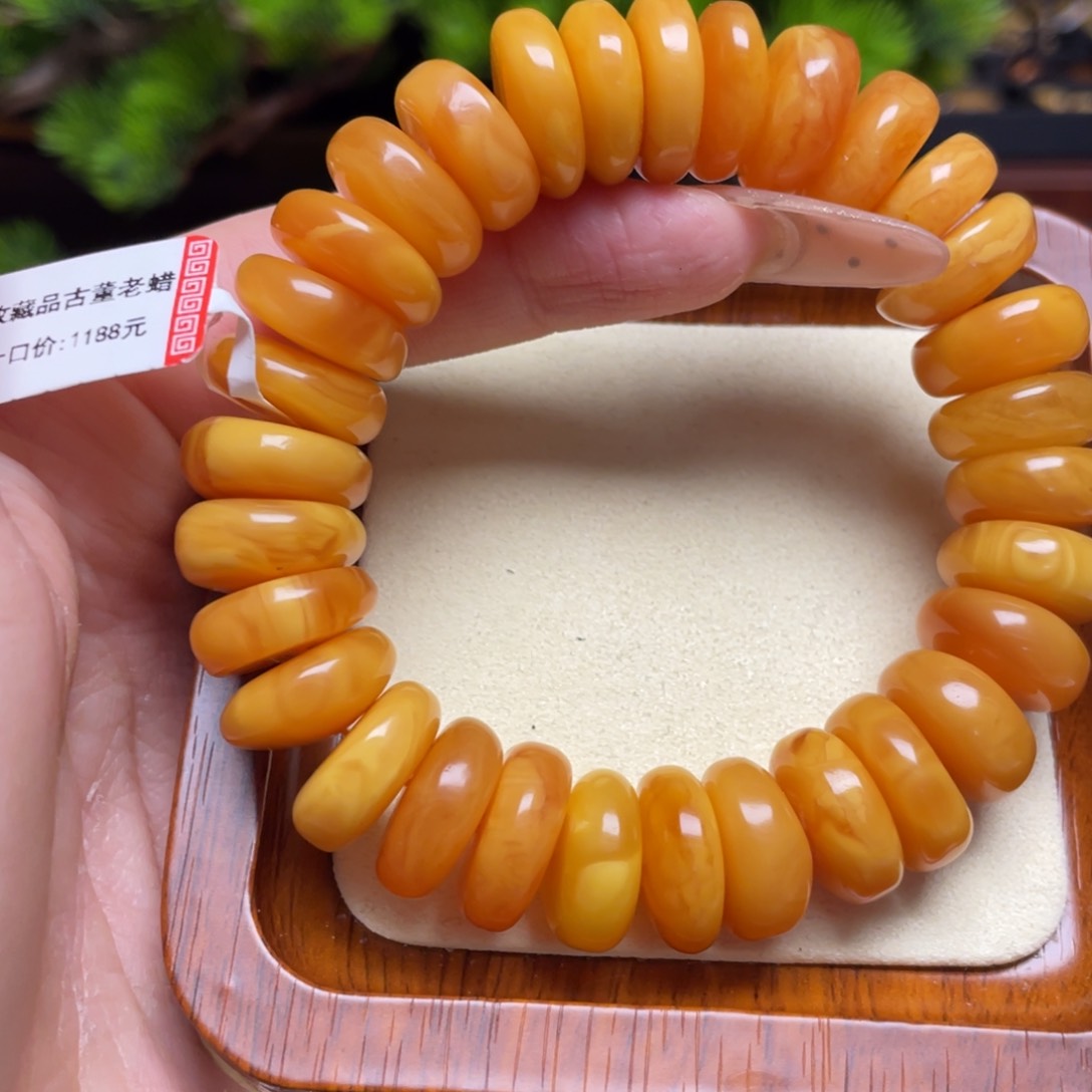 蜜蜡手链未镶嵌手串