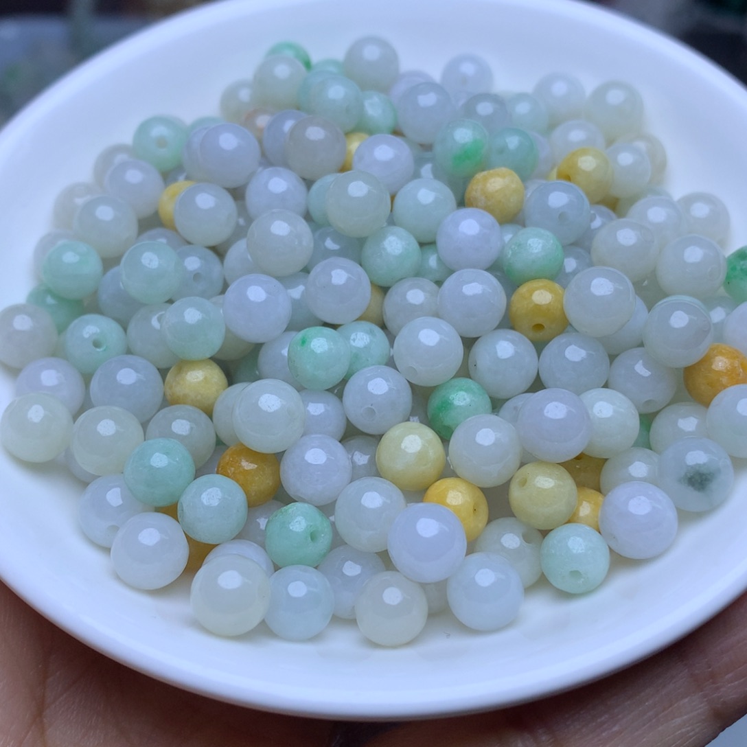 【闪购商品】未镶嵌手链翡翠卡7三彩30个