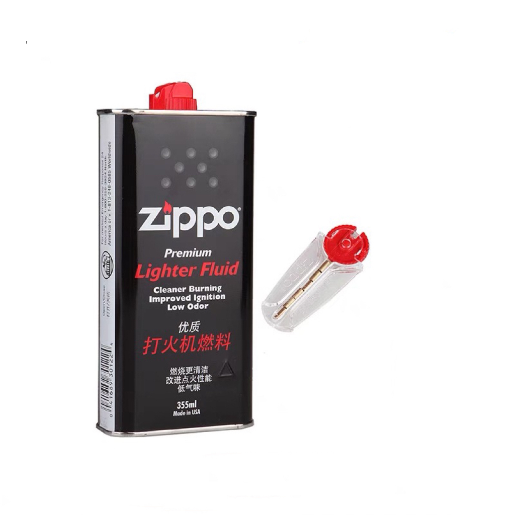 zippo打火机 大油355ml➕火石 PJD1H1