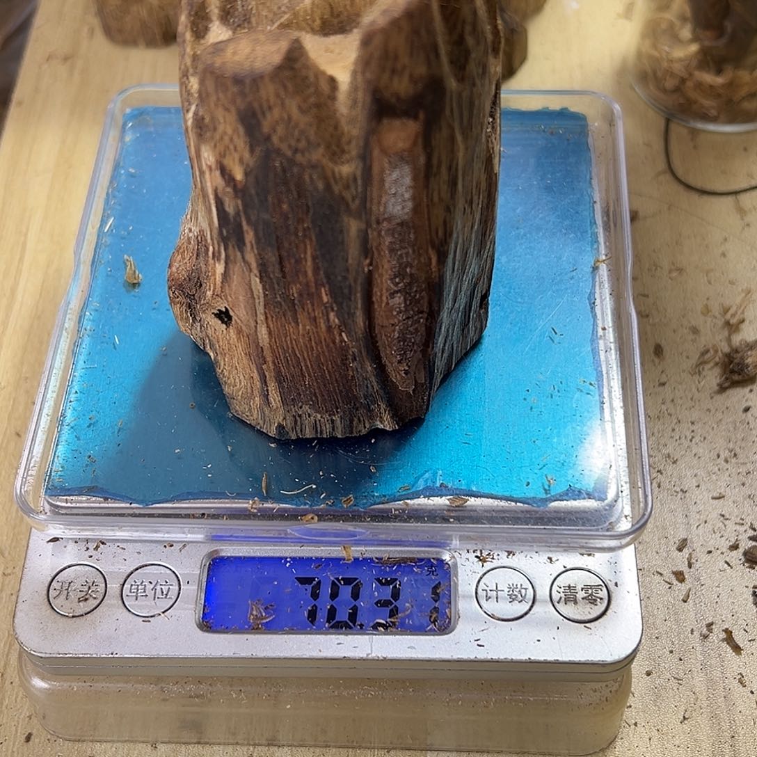 香料绿奇楠虫漏70克白棋