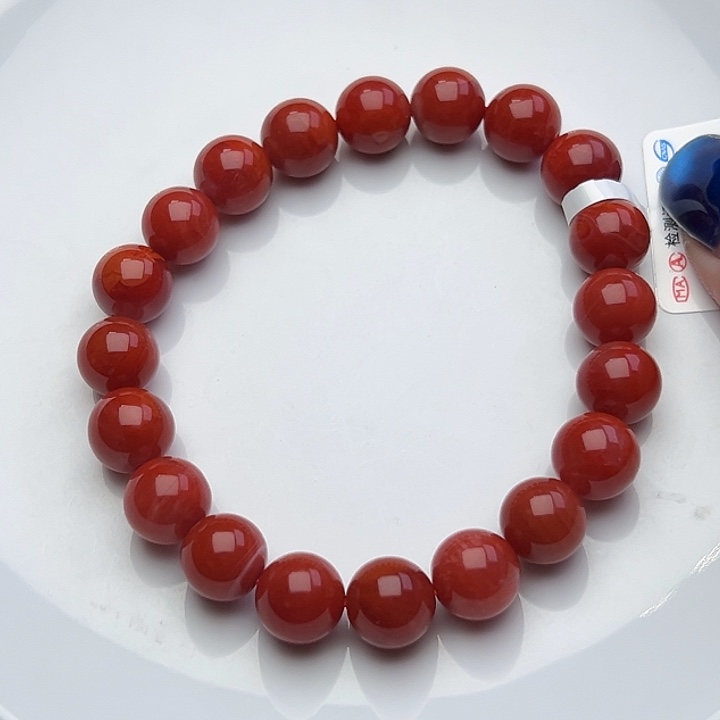 南红玛瑙合金手链4