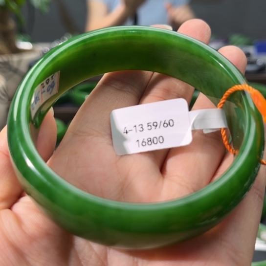 和田玉（碧玉）手镯未镶嵌