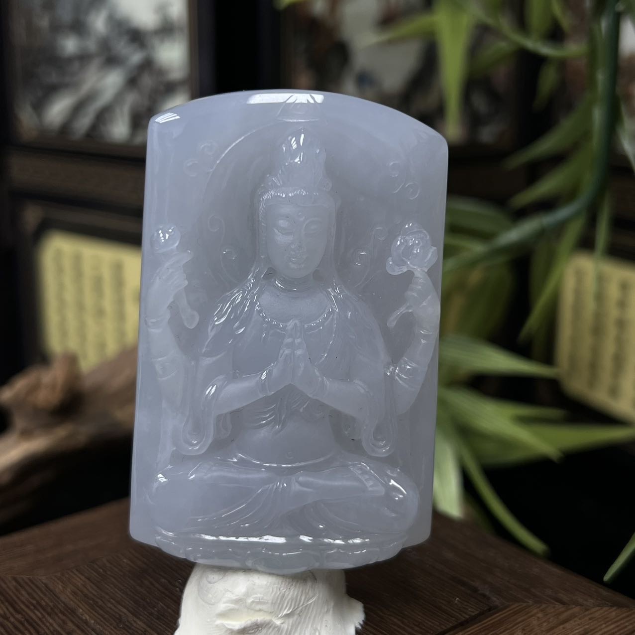 LYPM-15-37翡翠5-4四臂观音