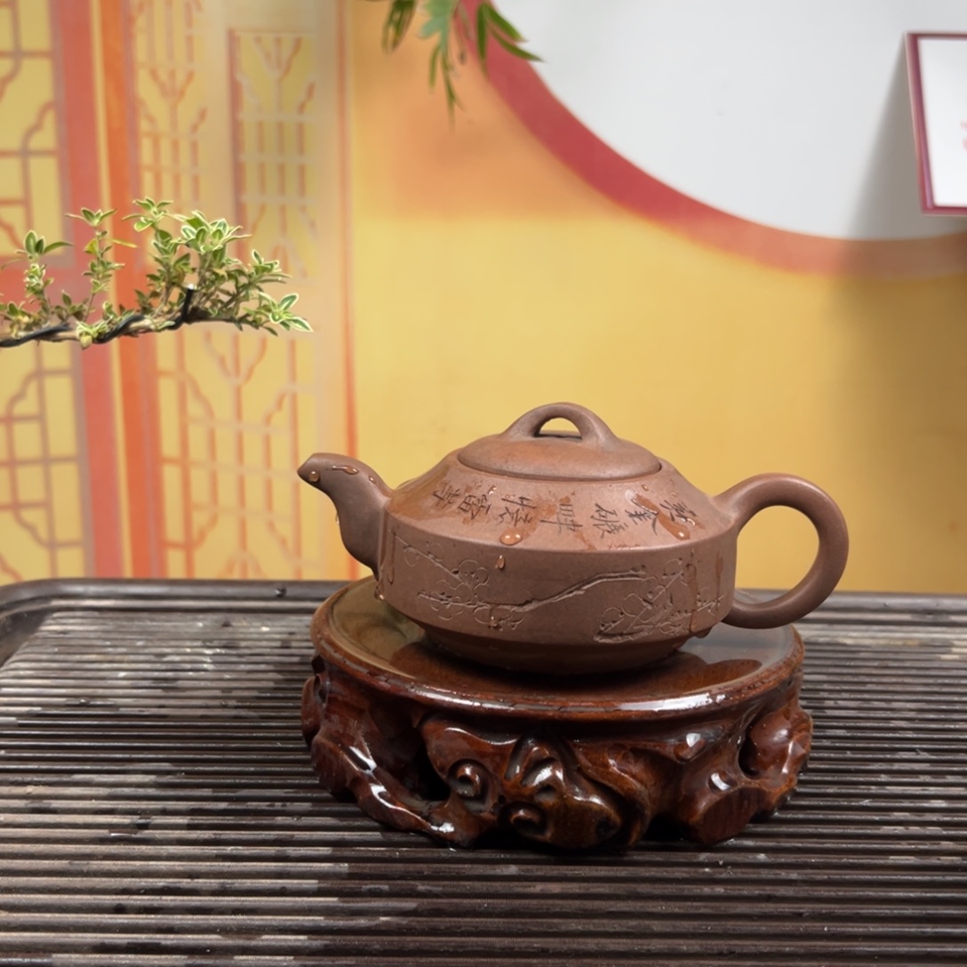 花***祭紫砂茶壶紫砂壶紫砂泥