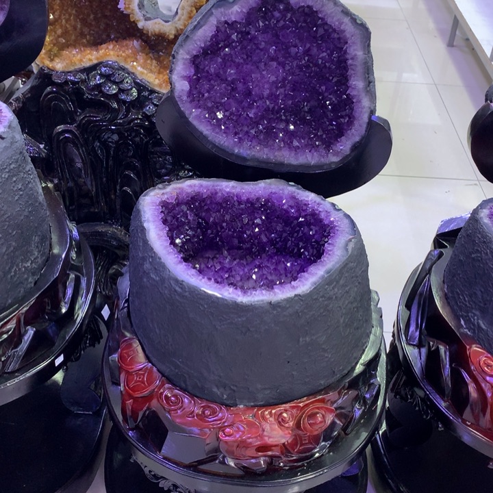 紫晶大型摆件（非配饰）未镶嵌无t