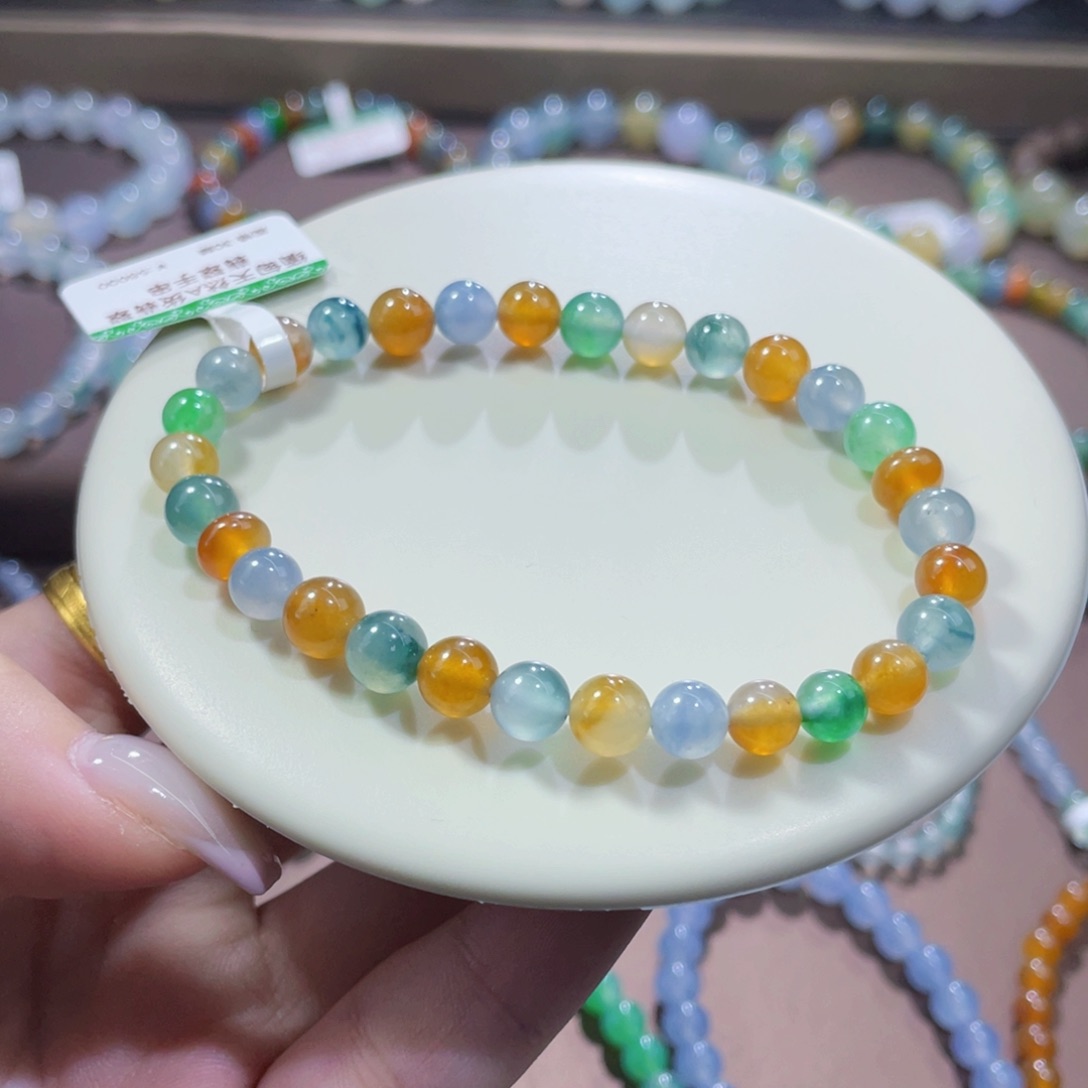 未镶嵌手链翡翠卡6