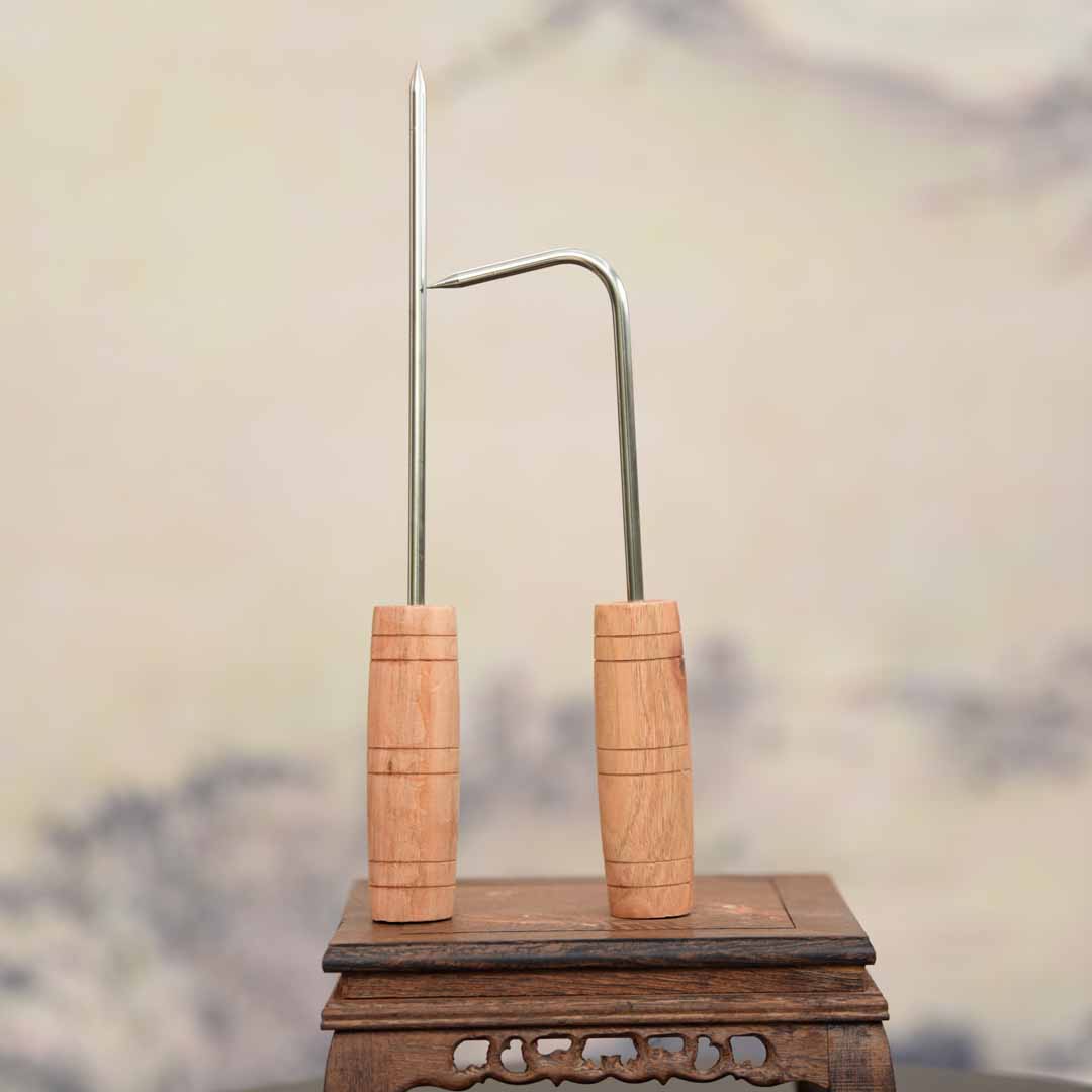 盆景抓钩送1米滤网 3件套 抓钩总长23.5cm  直针总长30.5cm 