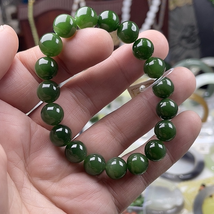 和田玉手串未镶嵌10