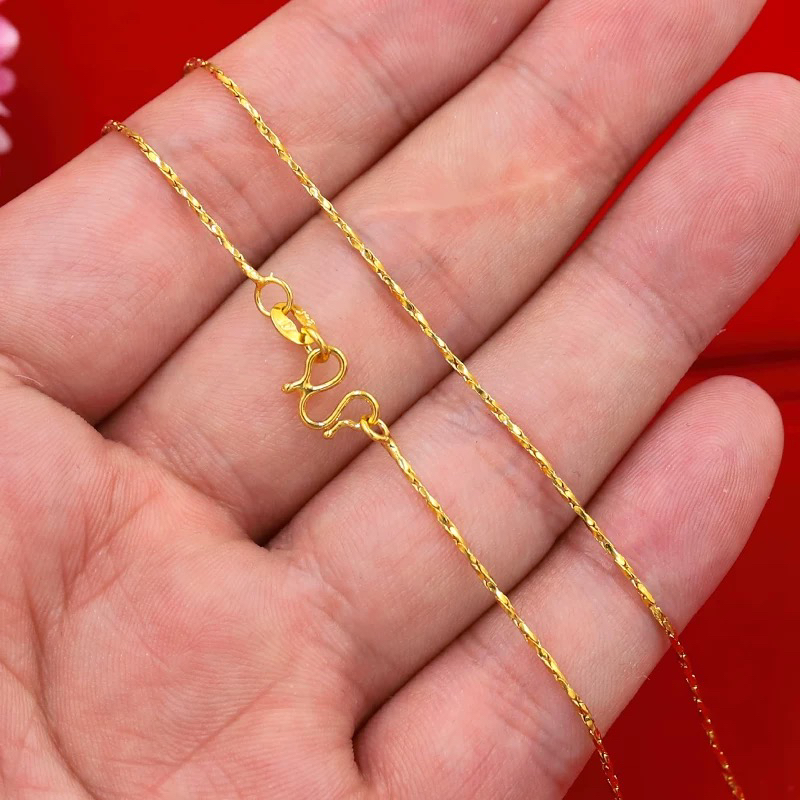 钛钢项链 A-24-极细版满天星河项链精美百搭时尚坠链复古简约经典