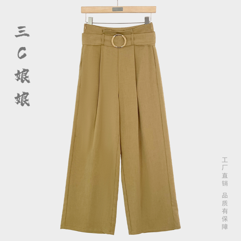 国风女装三C娘娘8672新款时尚大气直筒裤子