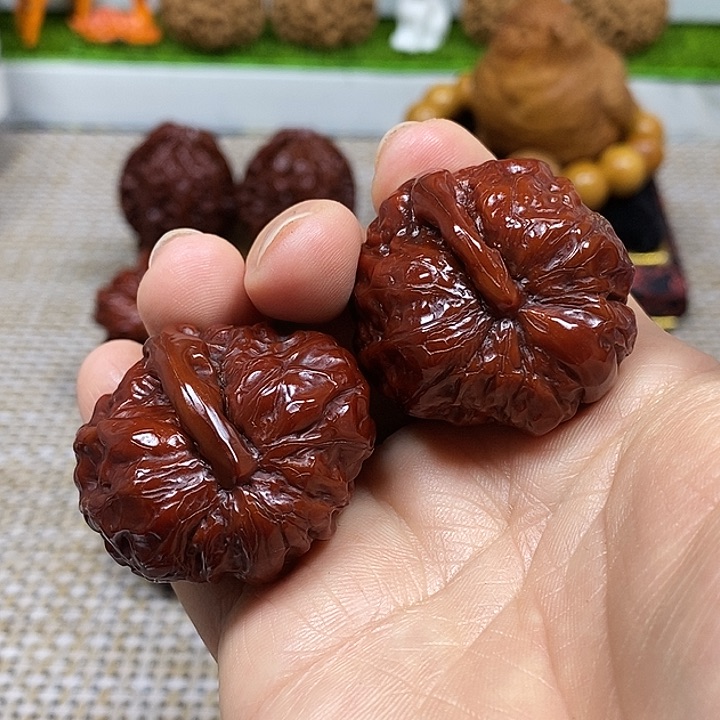 文玩核桃把件一帆风顺