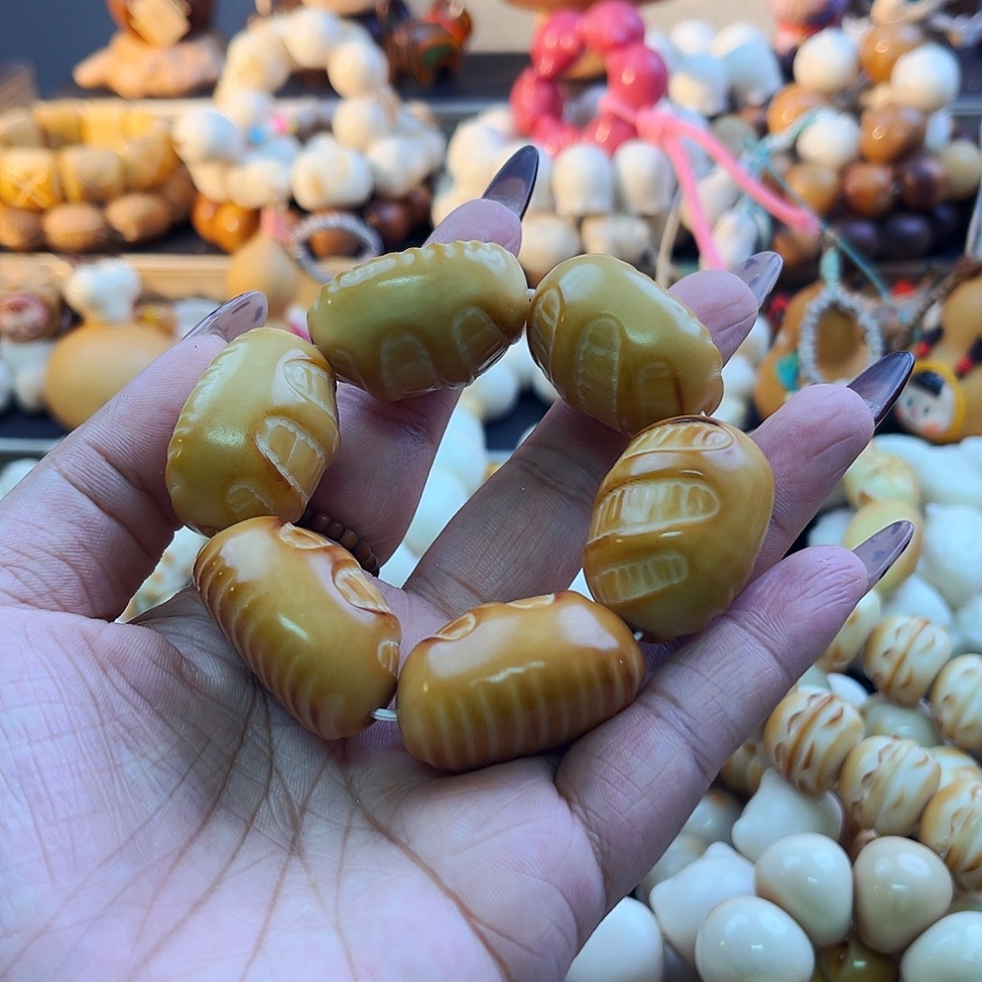 菩提根/象牙果手串法棍面包手捻