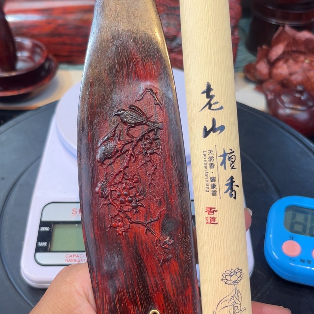 *****印度小叶紫檀手把件