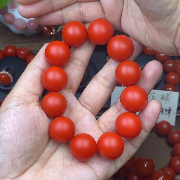 玛瑙/玉髓手链未镶嵌哑光20