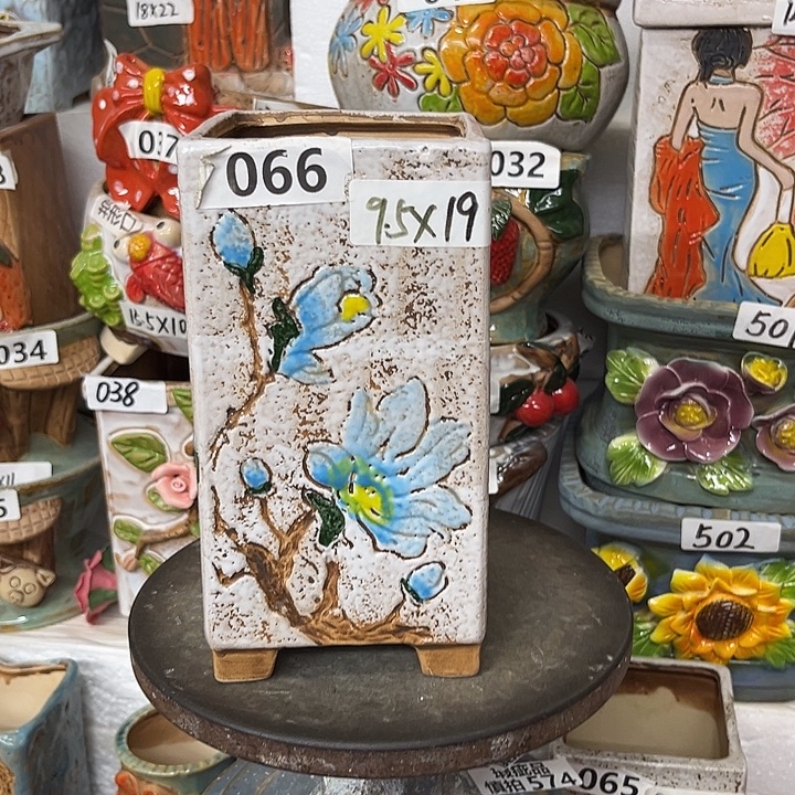 粗陶材质多肉花盆