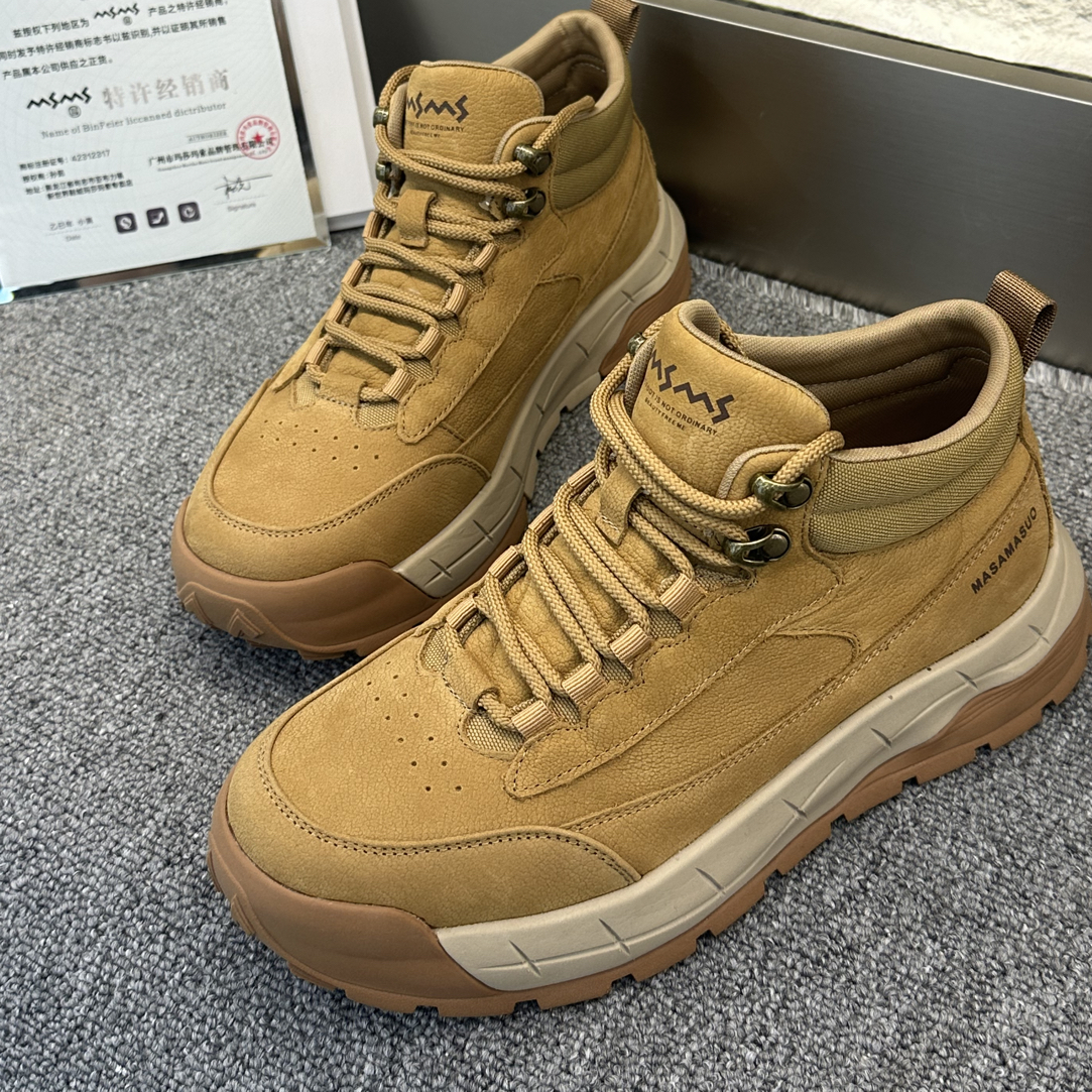 玛莎玛索11-107秋季马丁靴中帮工装靴