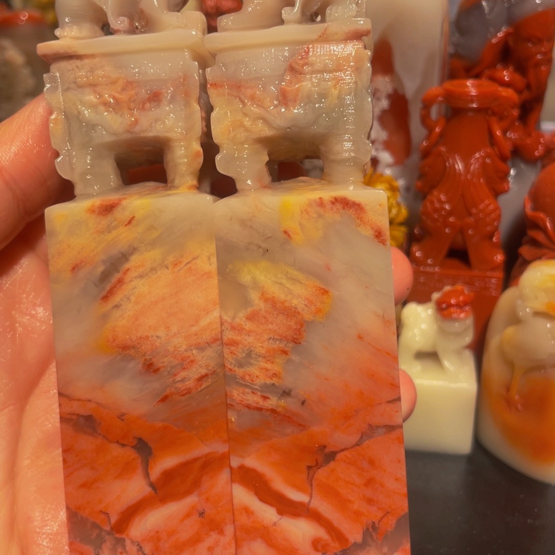 寿山石印石精美寿山