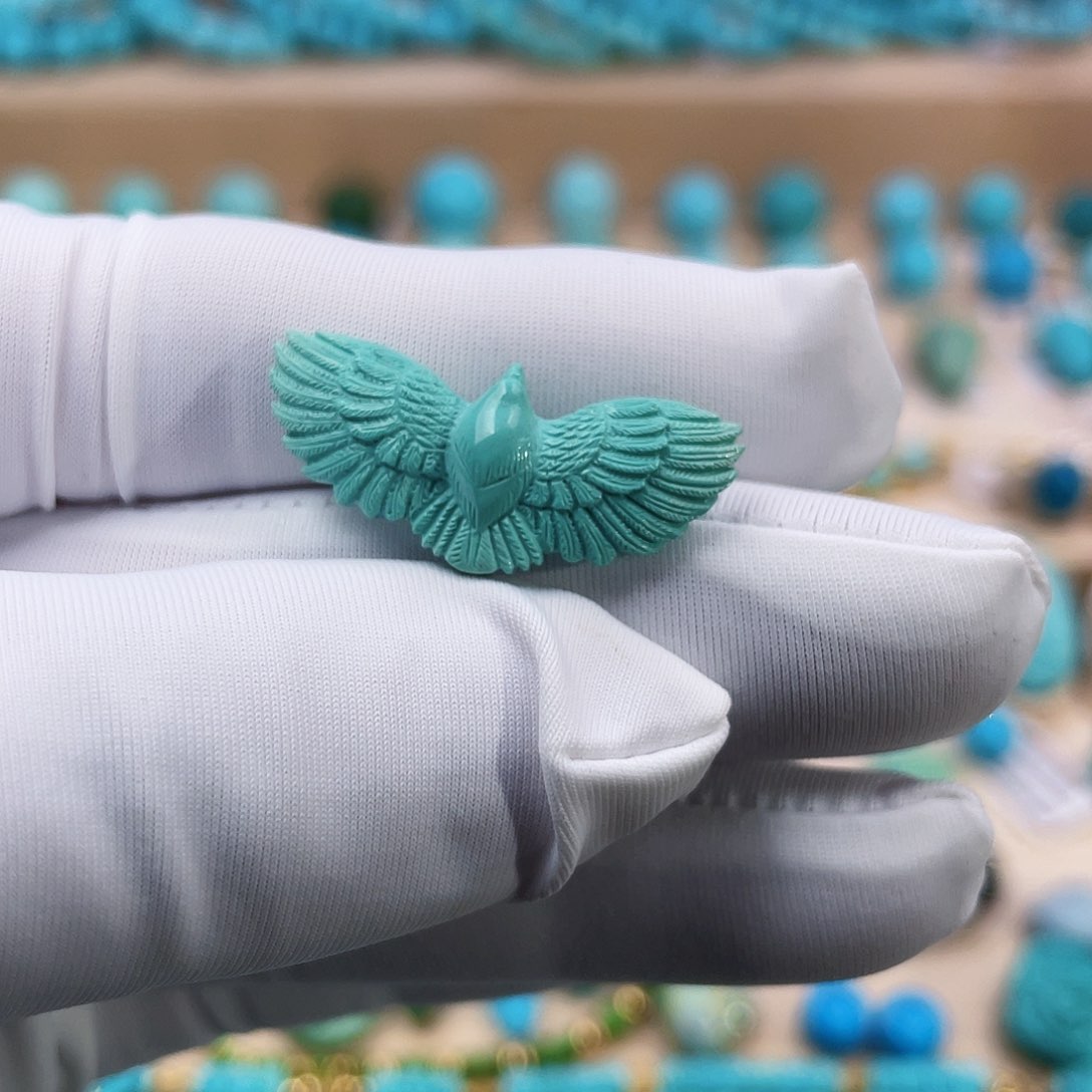 绿松石珠宝奇石未镶嵌