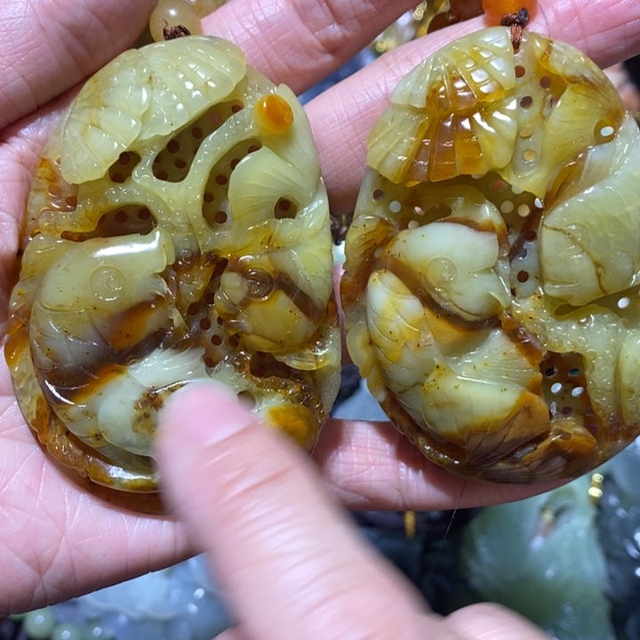 岫玉岫玉吊坠未镶嵌