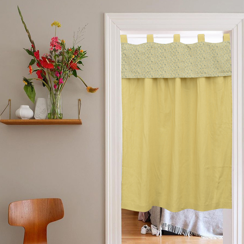 阳春小镇门帘厨房家用免打孔厕所夏季半帘短门帘半节门帘可定制