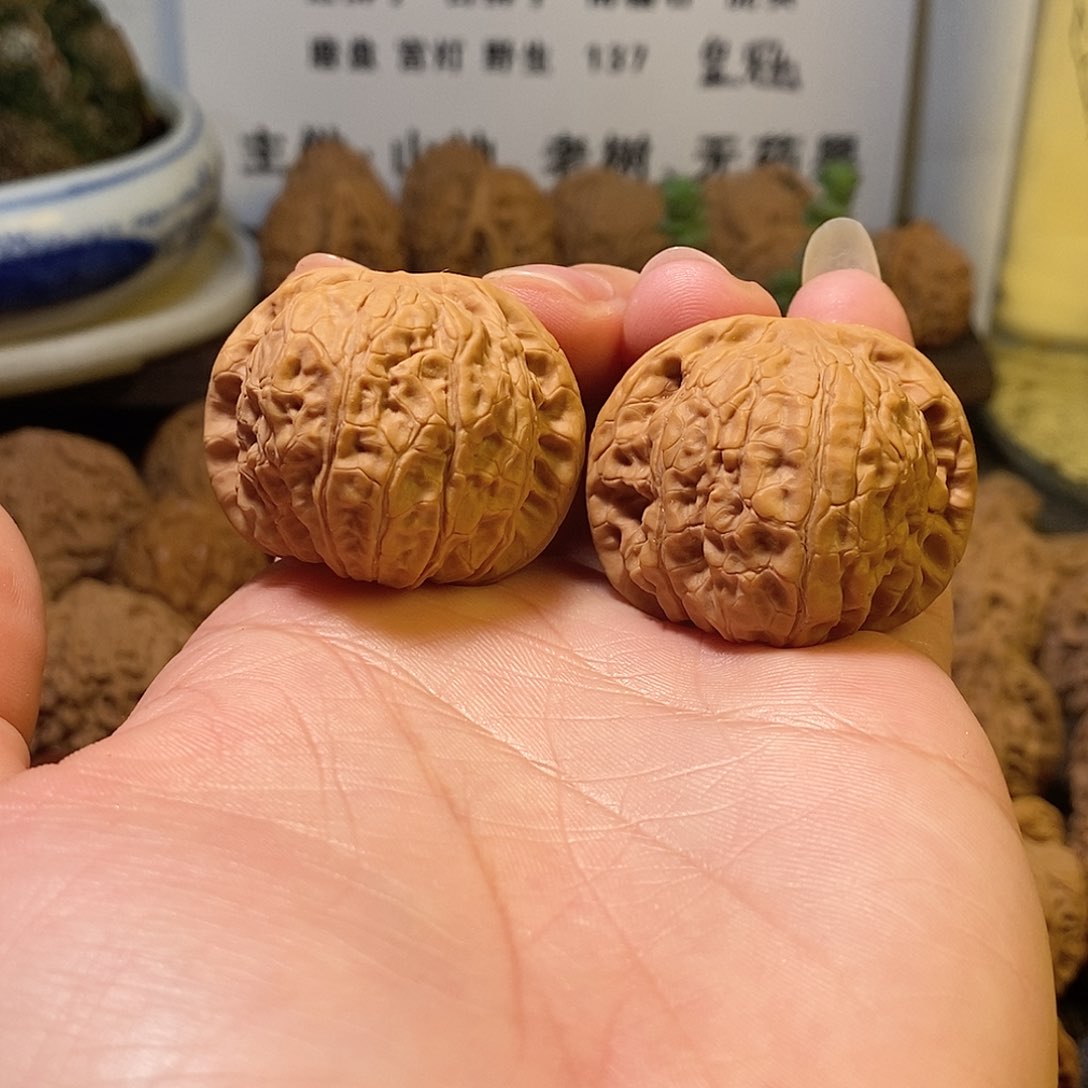 吊坠文玩核桃松**海乾隆磨全品无修