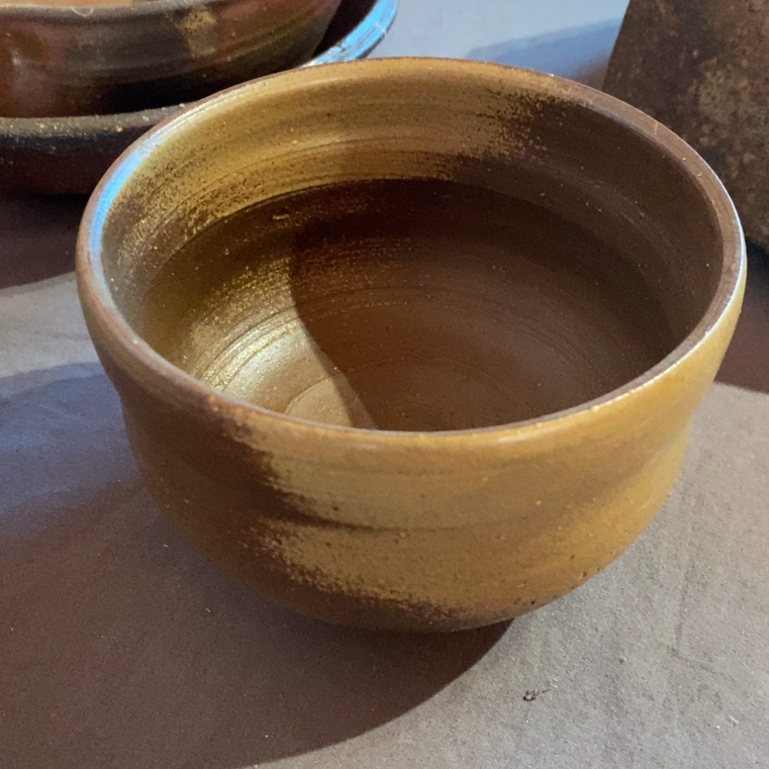 瓷片备前烧抹茶碗