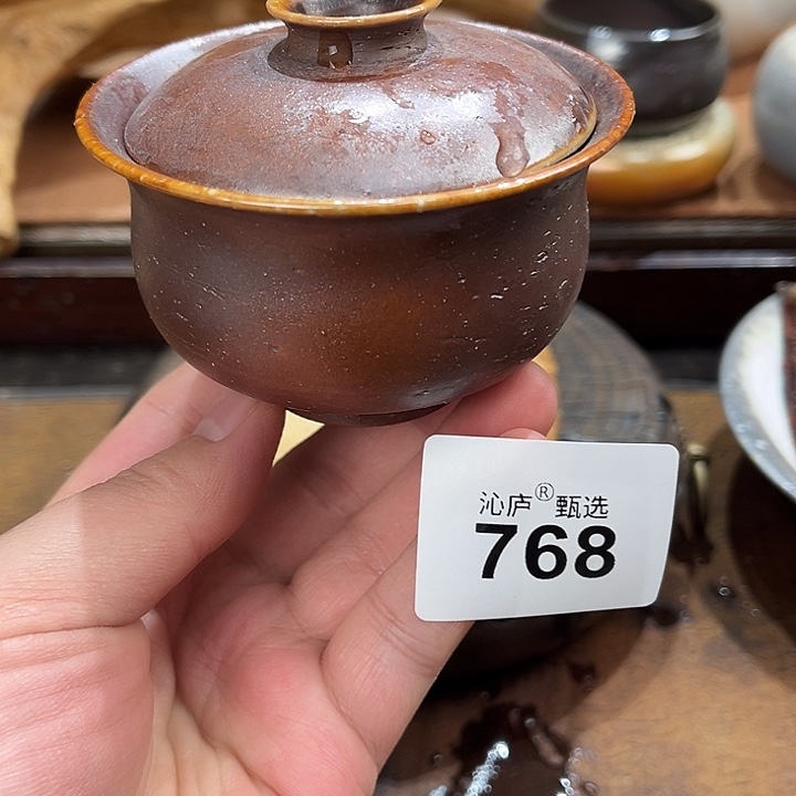 沁庐柴窑古法柴烧全手工茶具