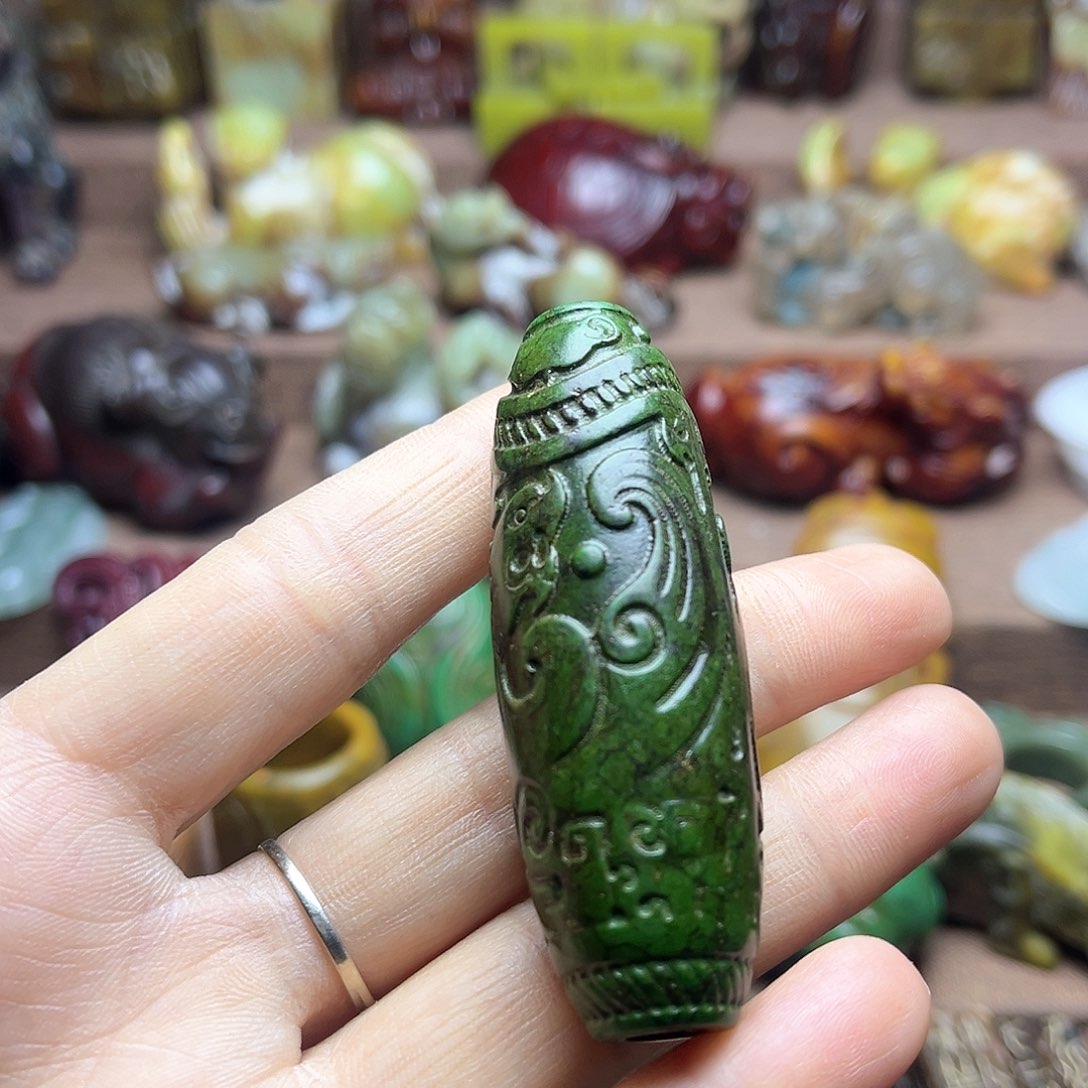 白玉菩提吊坠157。。