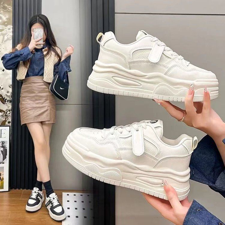 【y专属】2025爆款ins德训鞋韩版透气时尚休闲鞋女鞋B-2白色