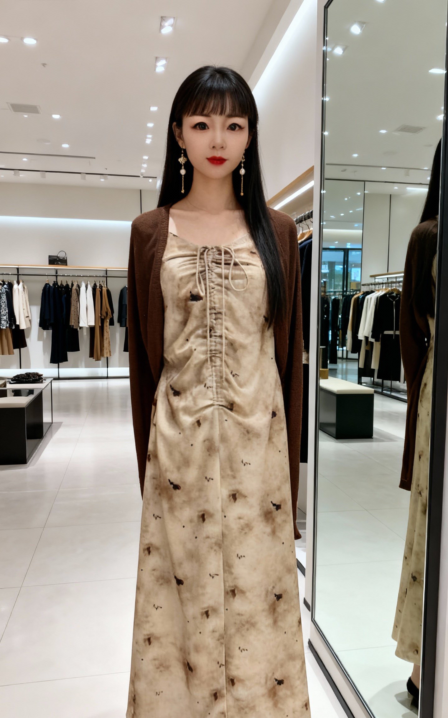006 麦寻专柜女装 TZQGQ006 裙类套装收腰秋季 公主风少女风百搭