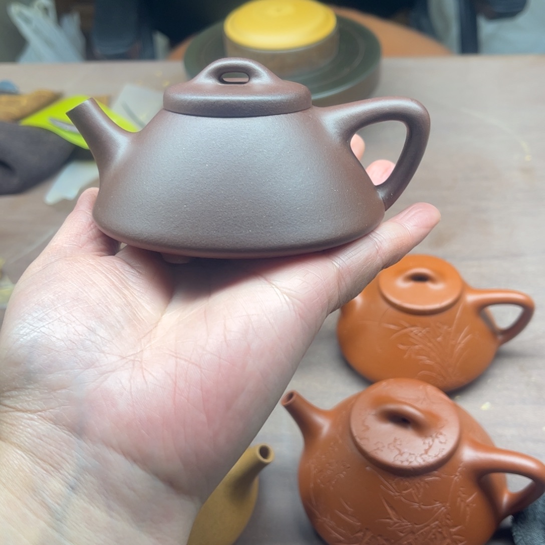 清***.茶壶紫砂半手150毫升左右