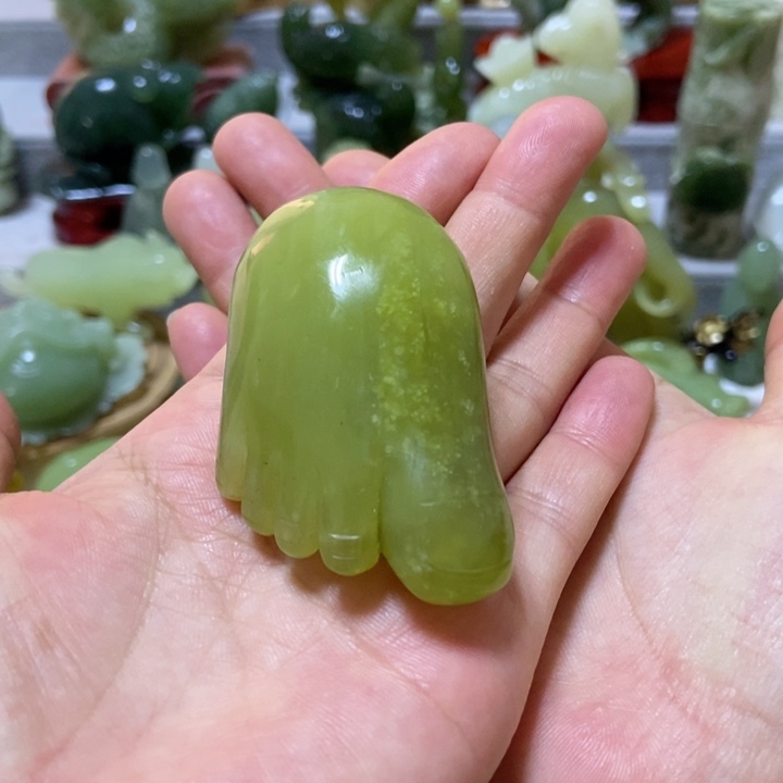 【闪购商品】蛇纹石玉把件未镶嵌