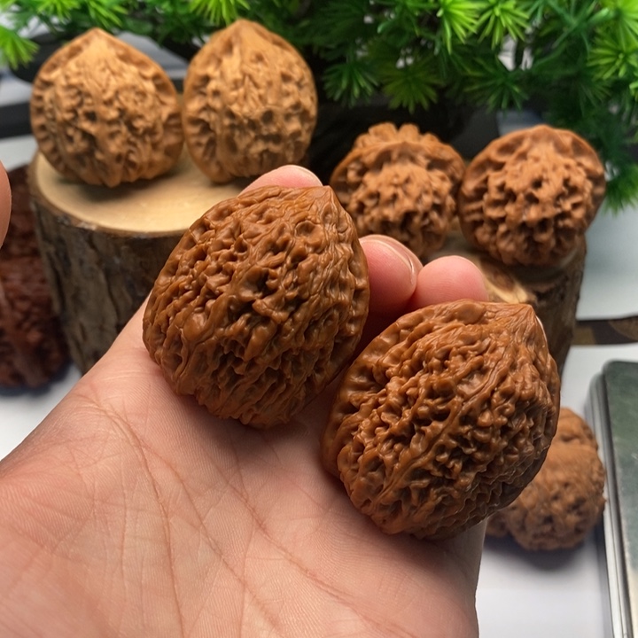 锅****文玩核桃把件37大蒜头