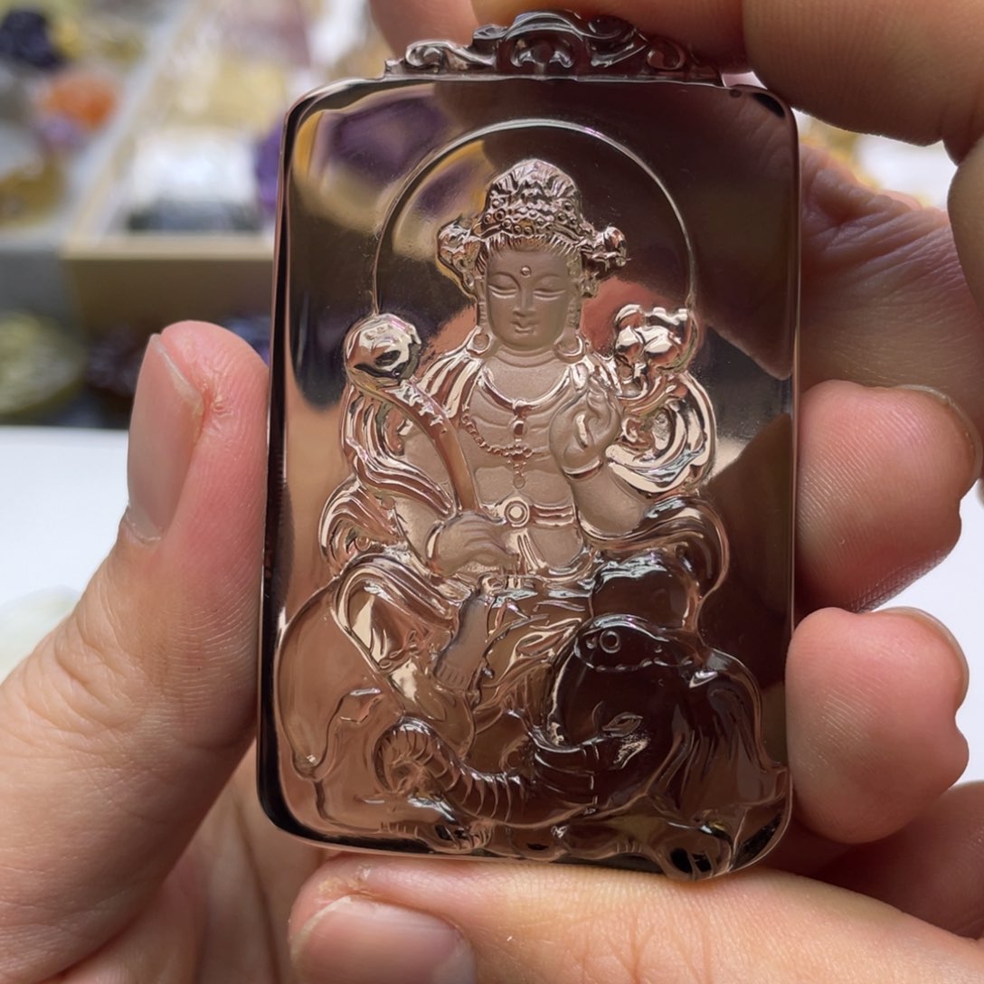 水晶颈饰未镶嵌瞧*定制