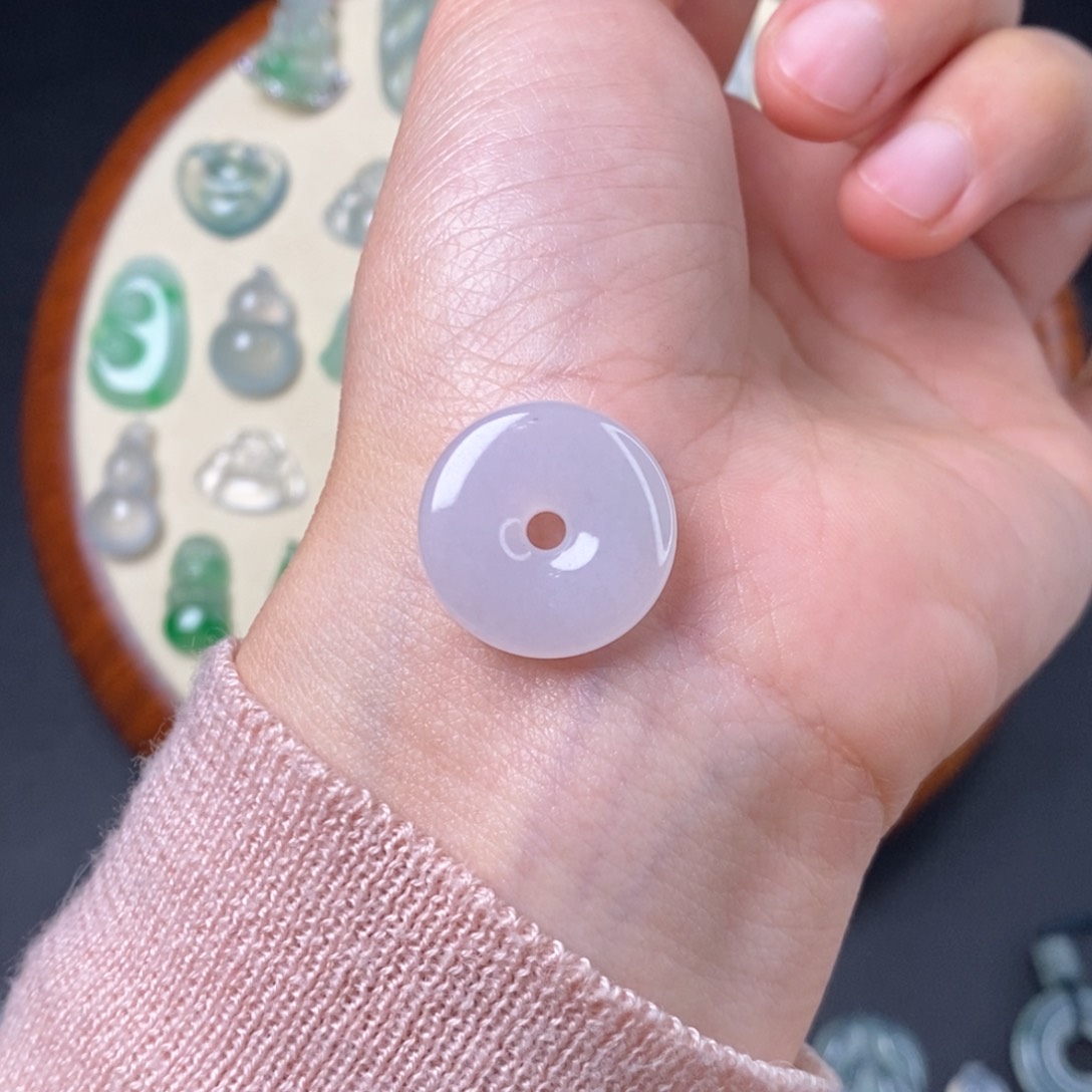 定制翡翠未镶嵌平安扣