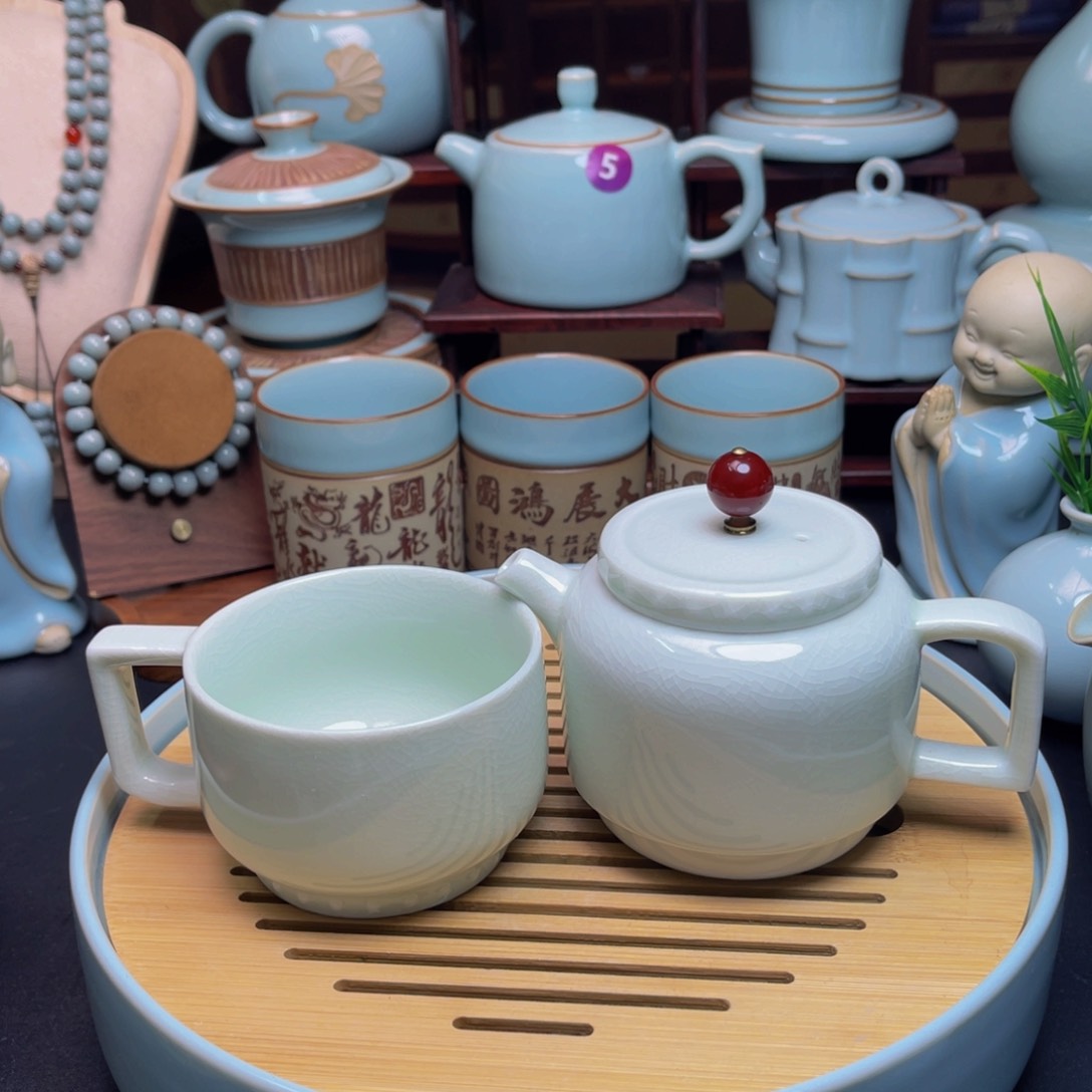 【闪购商品】摆件陶原产地茶器，盖碗，手串