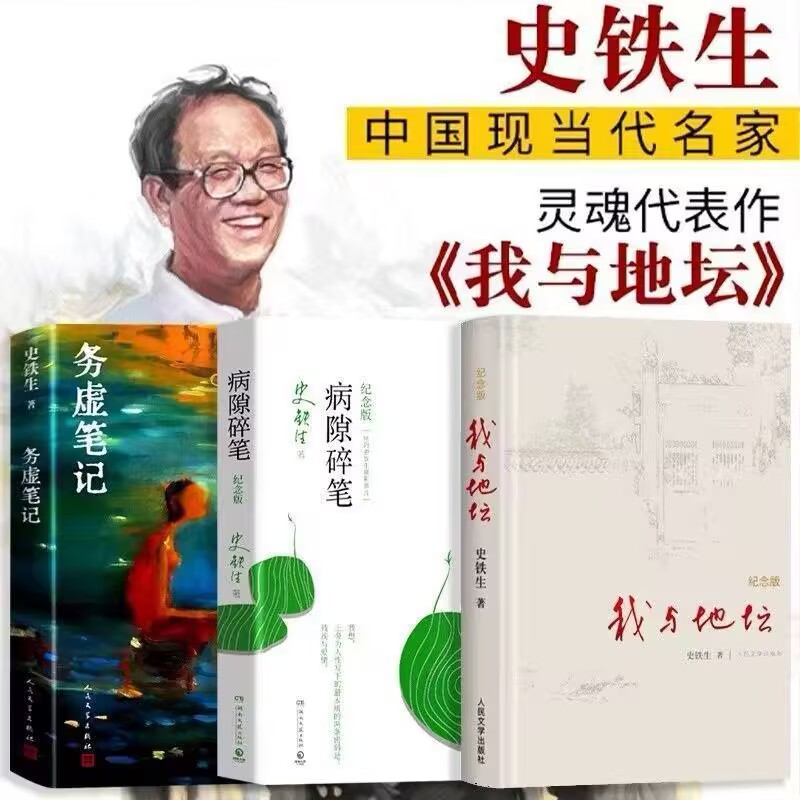 我与地坛务虚笔记病隙碎笔史铁生灵魂代表作经典文学作品集3册